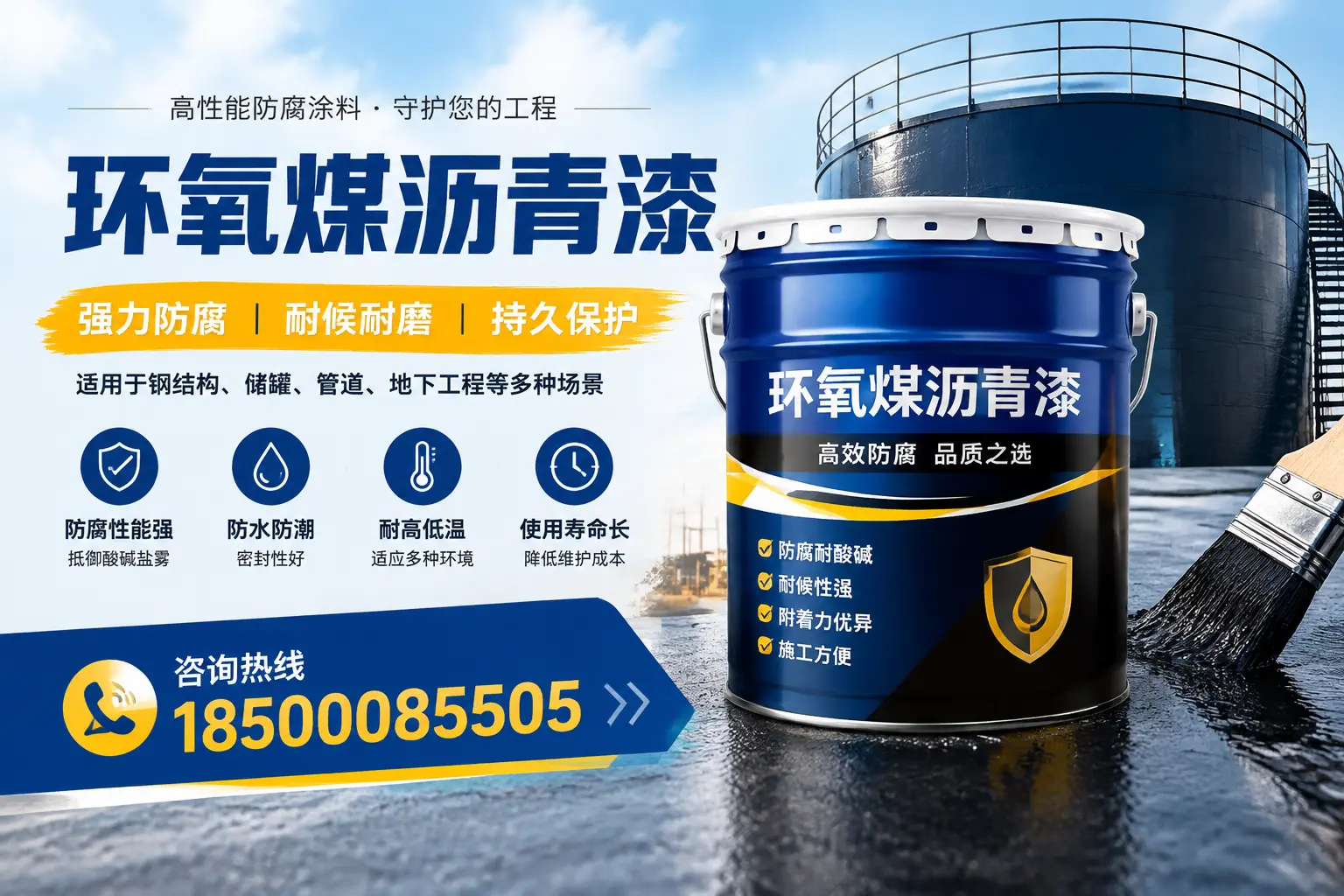环氧煤沥青漆在工业中的应用，东莞企业的选择